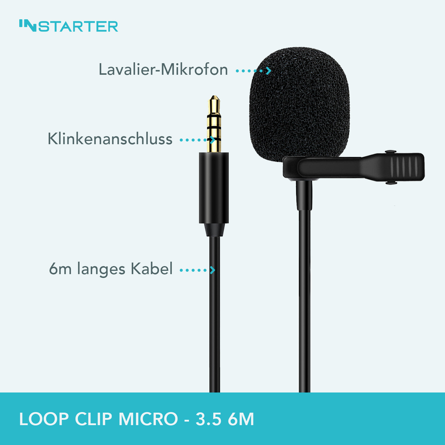 INStarter Loop Clip Micro 3.5 6M Anschluss