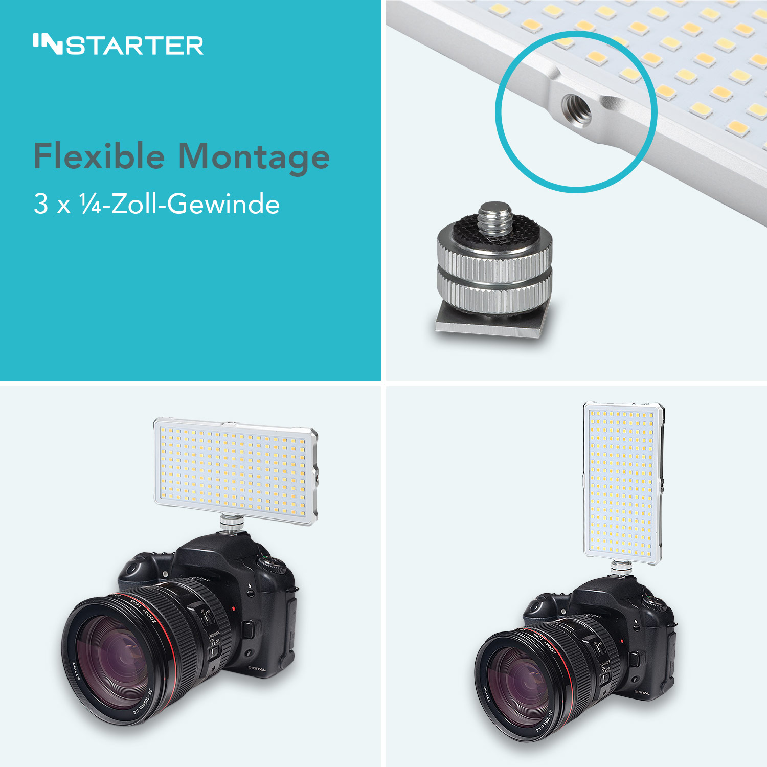 INStarter Spectar Bi-Color Flex P-Pocket 1.0 Montage